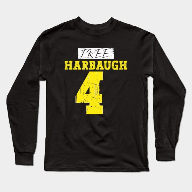 FREE HARBAUGH Long Sleeve T-Shirt by Bearlyguyart